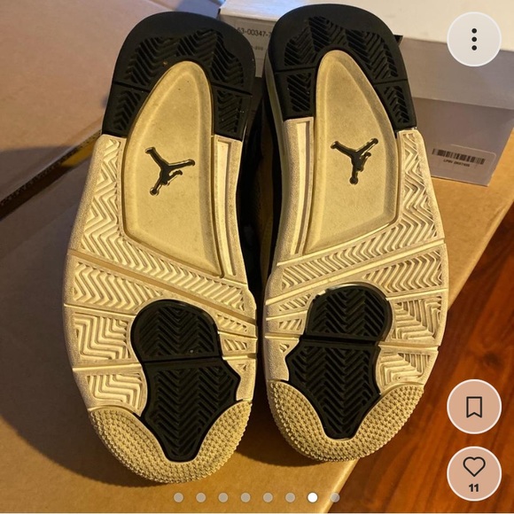 Nike Air Jordan 4 mushroom / fossil - Picture 7 of 8